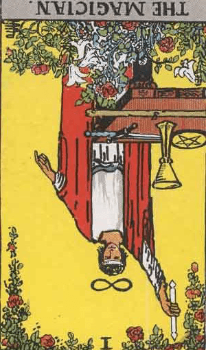 The Magician Tarot Card Meanings Reversed