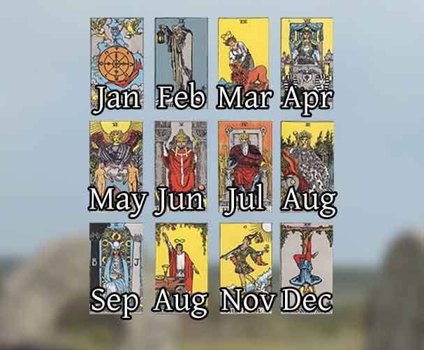 Twelve Month Spread tarot 12 month