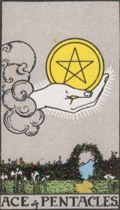 Minor Arcana - The Ace of Pentacles - Tarot Card Meanings