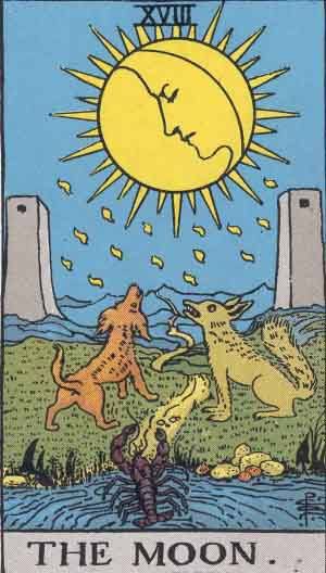 Tarot card - The Moon