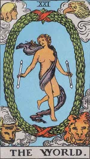 Tarot card - The World