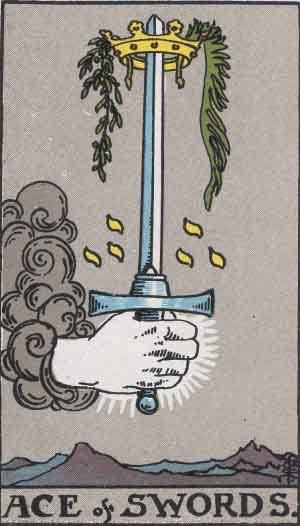 Tarot card - The Ace of Swords
