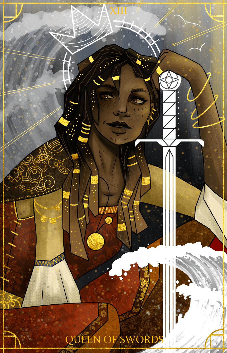 The Queen of Swords Commission piece